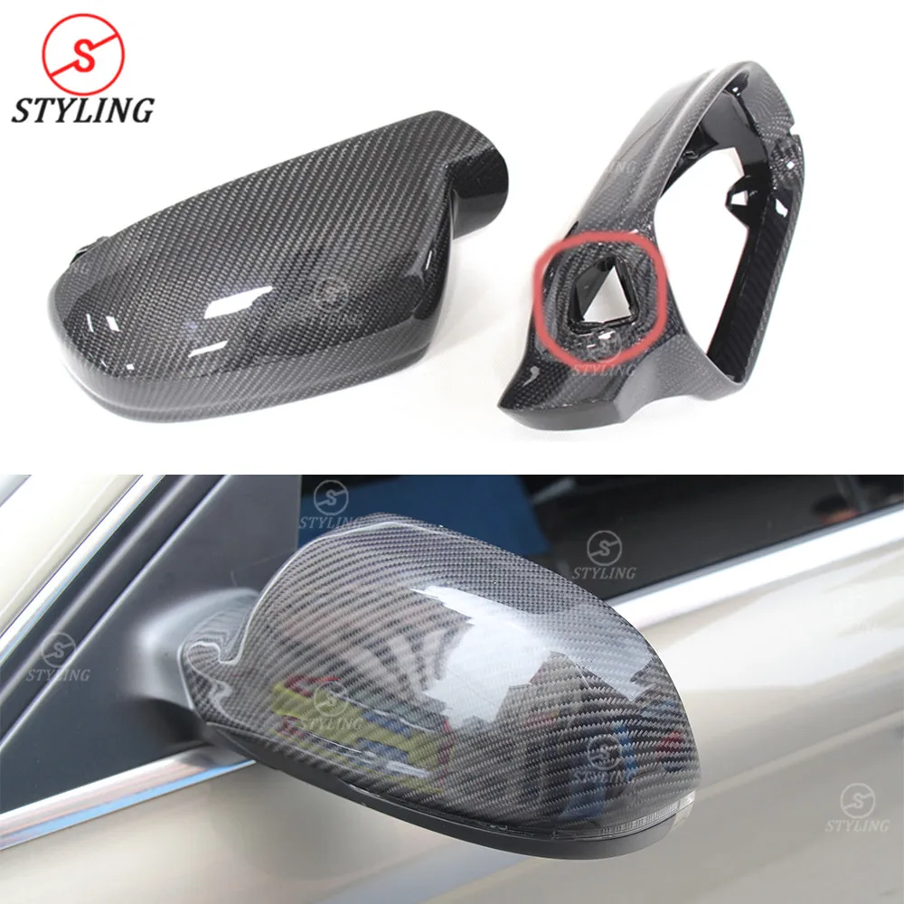 Carbon Mirror Cover For Audi Rs5 B8.5 S5 A4 A5 Carbon Fiber Rear Side