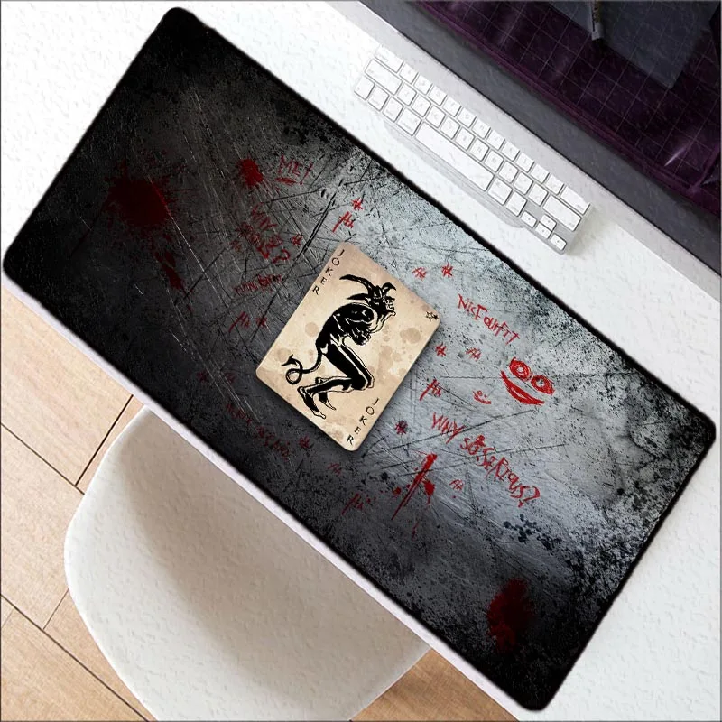  Laumans Funny Joker Large Gaming Mouse Pad Gamer Locking Edge Keyboard Mouse Mat Gaming Desk Mousep