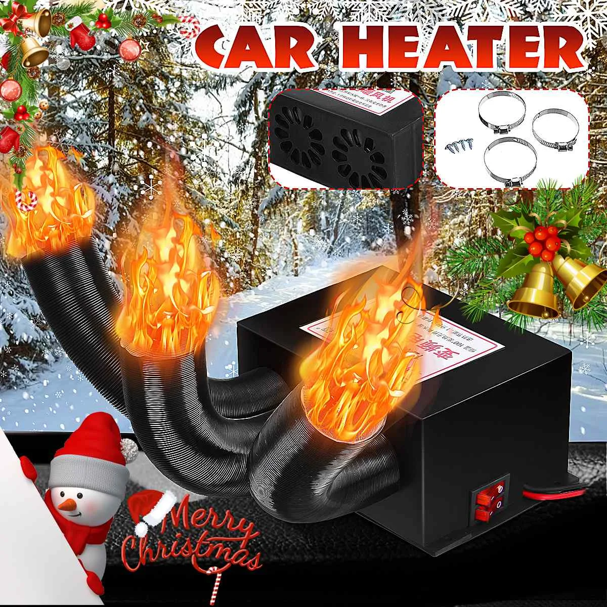 

12V/24V 700W 800W Car Heater Car Glass Defroster Window Heater Air Outlet 3 Warm Dryer in Car Goods Interior Accessories Winter