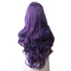 WoodFestival Wavy Purple Synthetic Wigs for Women Heat Resistant Female Ombre Lolita Colored Green Pink Brown Woman Long Hair ► Photo 2/6