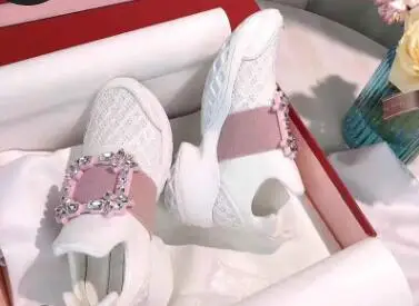 Роскошные кроссовки на платформе с пряжкой из сетчатого материала; Дизайнерские кроссовки на массивном каблуке; женские вулканизированные кроссовки; повседневная обувь - Цвет: color6