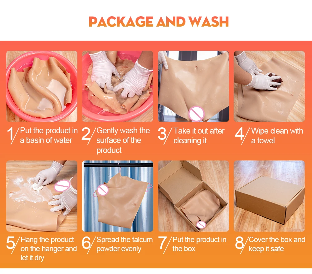 Eyung Silicone Realistic Vagina Panties Crossdresser Vagina Real Pussy Transgender Sissy Crossdressing Inserted Vagina Briefs (10)