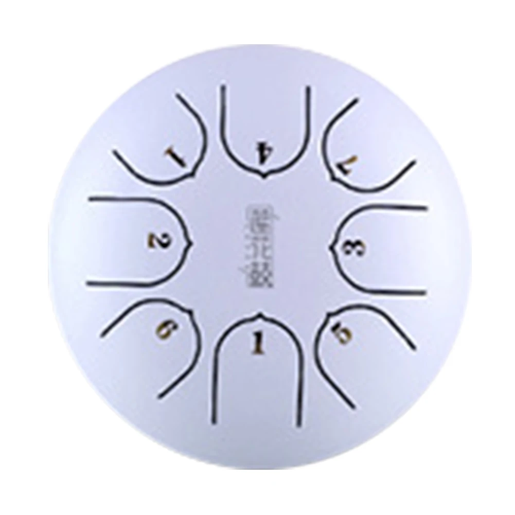 

6 Inch 8 Notes Tank Gift Hand Pan C Key Music Education With Mallets Mini G Tune Percussion Carry Professional Steel Tongue Drum