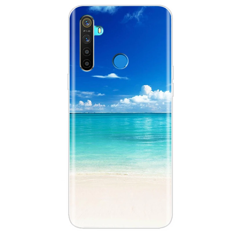 Silicone Case for Realme 5 5i 5Pro Case Bumper Luxury TPU Soft Silicone Case for OPPO Realme 5 Pro 5i 5S Soft Cases Coque Cover flip phone case