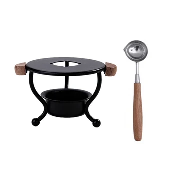 

DIY Tools Retro tripod fire paint wax melting wax tripod furnace included wood handle sealing wax spoon