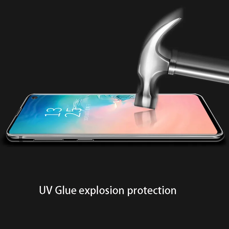 Ультрафиолетовый жидкий Полный Клей закаленное стекло для samsung Galaxy S10 S9 S8 Plus Lite для samsung Note 10 8 9 S7 Edge Защитная пленка для экрана