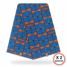 Анкара африканская ткань 12 ярдов Хлопок нигерийский стиль швейная африканская вощеная ткань принтом Гана для свадебного платья 11017