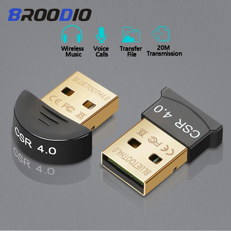 

Wireless USB Bluetooth Receiver Transmitter Bluetooth 4.0 Dongle Music Sound Adapter Bluetooth Audio Adaptor For Computer Laptop