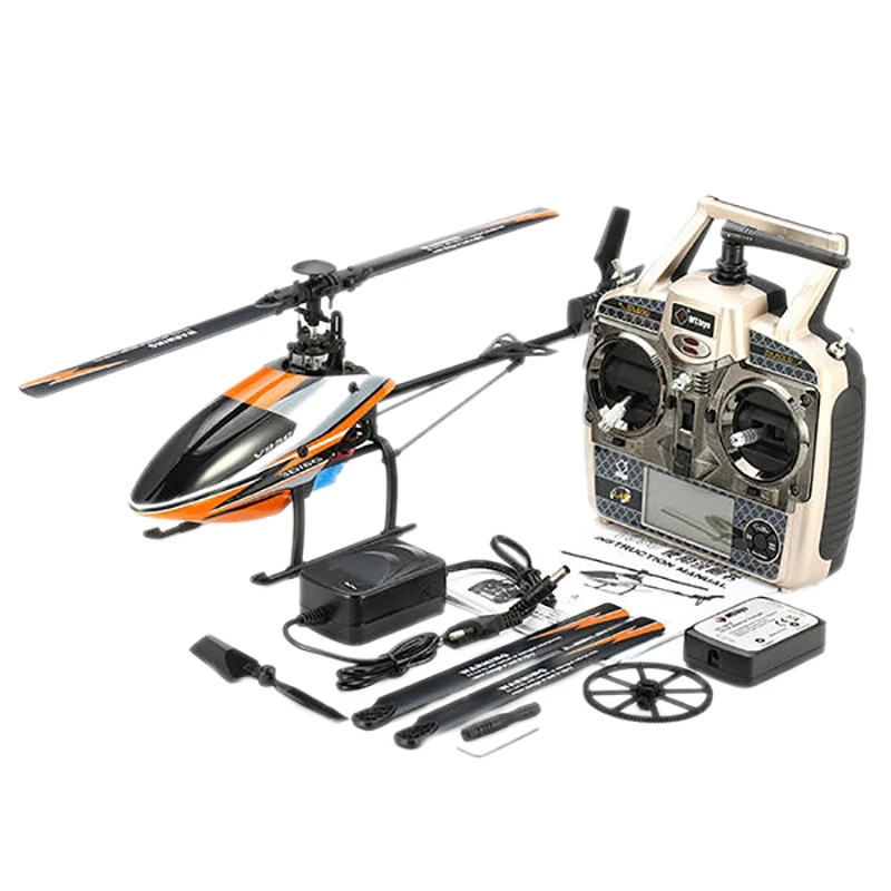 

V950 2.4G 6CH 3D6G System Brushless Flybarless RC Helicopter RTF Helicopter Stronger Wind Resist-EU Plug