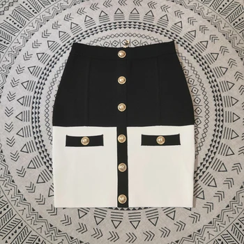 

vintage elegant midi skirt 2020 Women high waist pleated skirts women lady Casual Autumn Summer women skirts female
