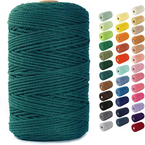 150g/roll 150M 2MM Cotton Crochet Yarn Macrame Cord Chunky Yarn For  Crocheting Handbag Blankets Crafts Projects - AliExpress