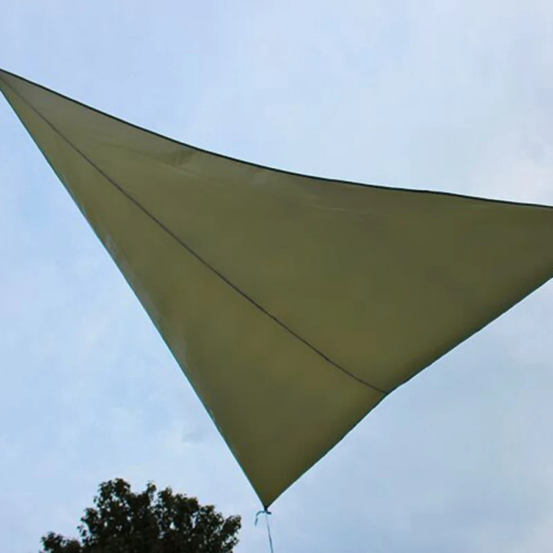3 м водонепроницаемый солнцезащитный Треугольник Защита от Солнца Открытый навес сад патио шторы для бассейна парус тент Кемпинг Брезент