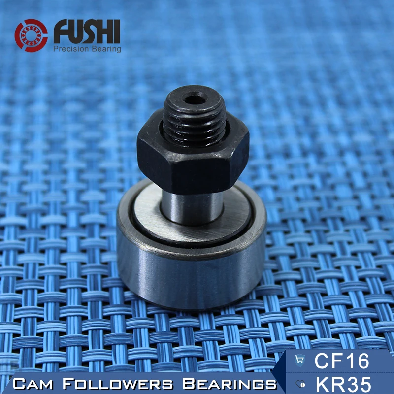 KR35 CF16 Cam Followers Bearing 16mm 1PC Stud Type Track Rollers KRV35 CF16B NAKD35 KR35PP / UU Bearings CF-16