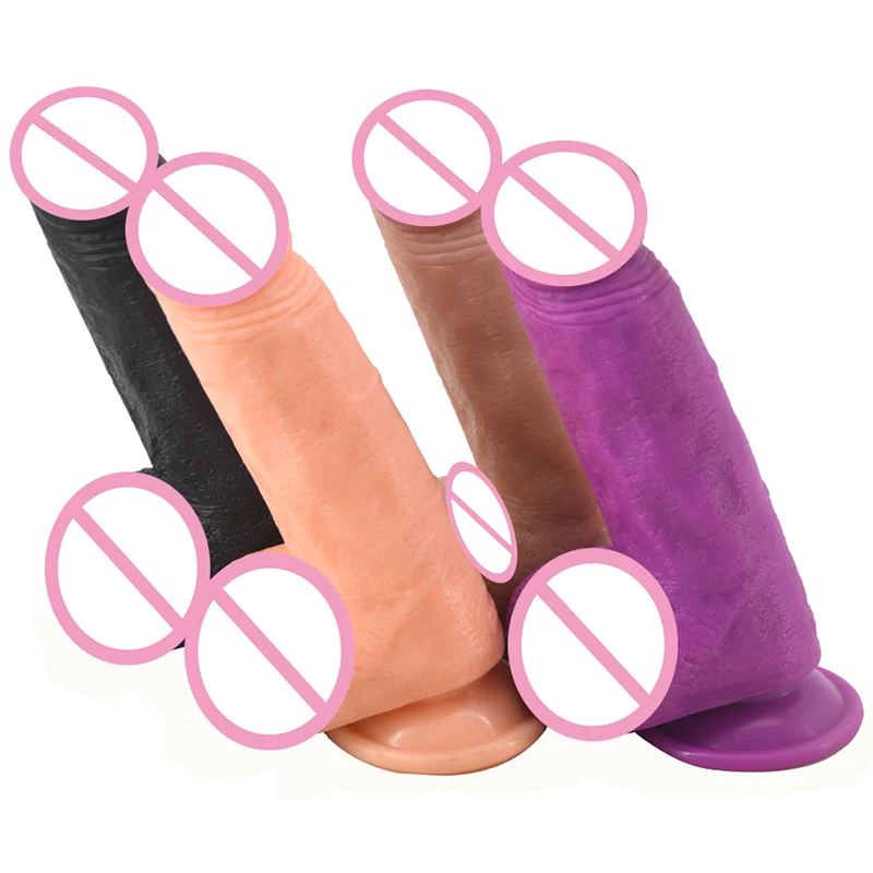 Sex Toys QKKQ Thick Big Dildo with sucker Realistic Penis Sex Toys For Women Artificial Penis Clear Veins Big Erotic