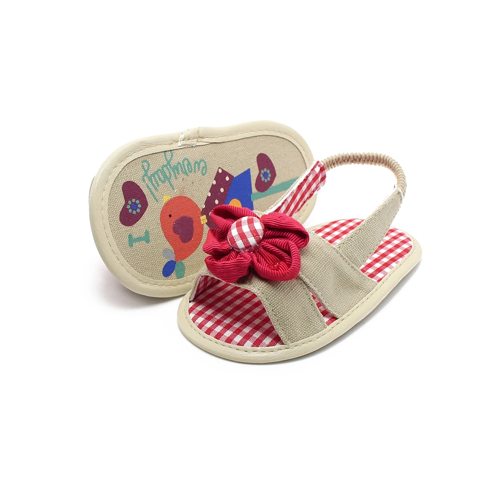 Delebao, дизайн, летние полосатые модные розовые сандалии для маленьких девочек 0-18 месяцев, сандалии для малышей