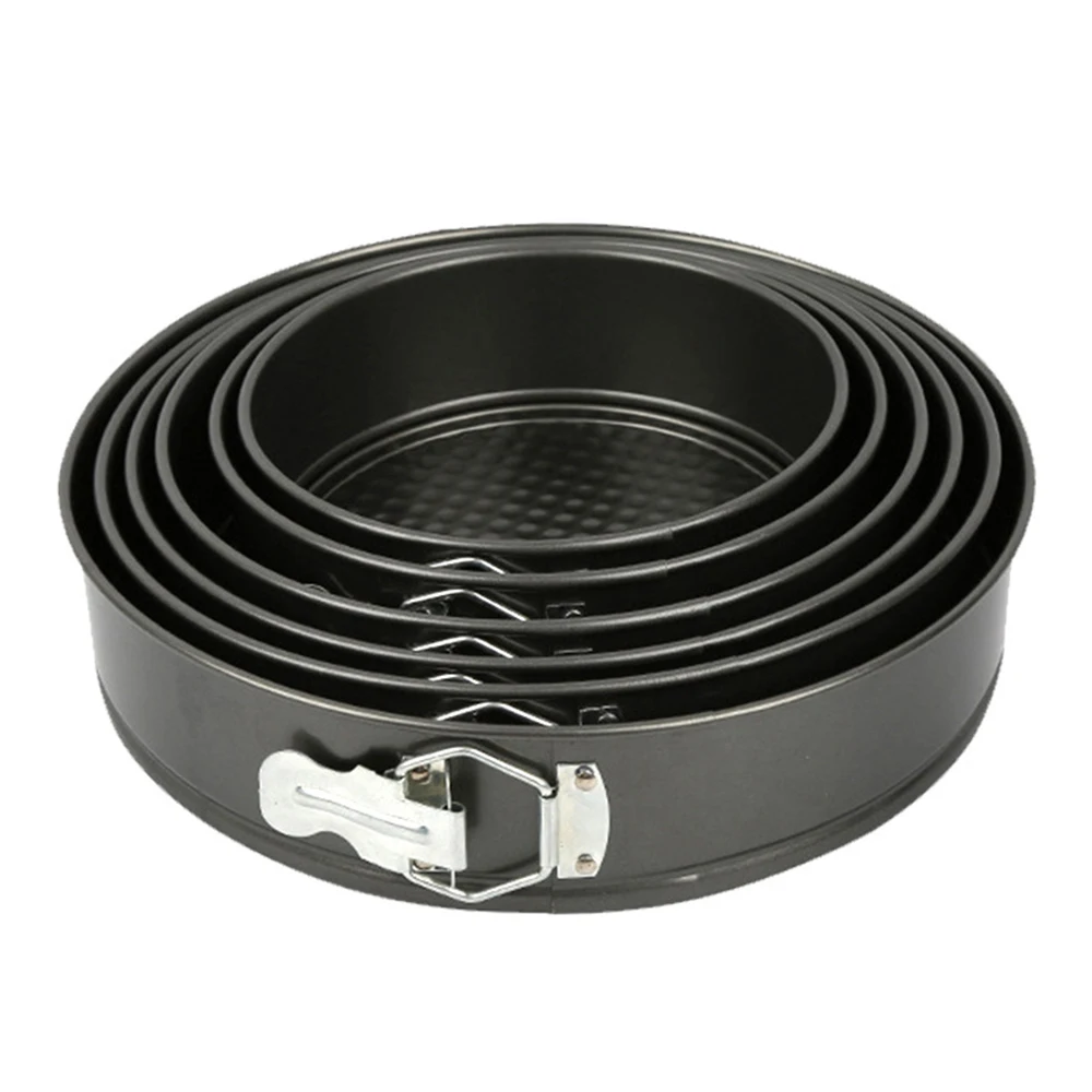 

7/ 8/ 9 inch Round Cake Pan Carbon Steel Non-stick Springform Pan Cheesecake Pan Bakeware Cake Baking Moulds Kitchen Accessories