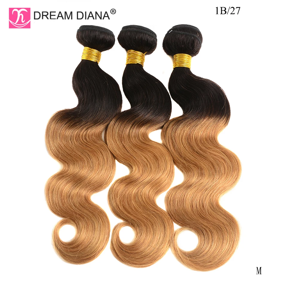 DreamDiana Two Tones Body Wave Ombre Human Hair Bundles 1B 27 30 99J Colored Human Hair M 100% Remy Malaysian Hair Weave Bundles DreamDiana Two Tones Body Wave Ombre Human Hair Bundles 1B 27 30 99J Colored Human Hair M 100% Remy Malaysian Hair Weave Bundles