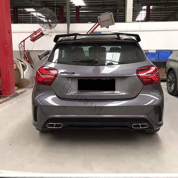 

For Mercedes Benz A Class W176 A160 A180 A200 A250 A45 AMG 5-door Hatchback 2013-2018 Carbon Fiber Rear Spoiler Wing Trunk Cover