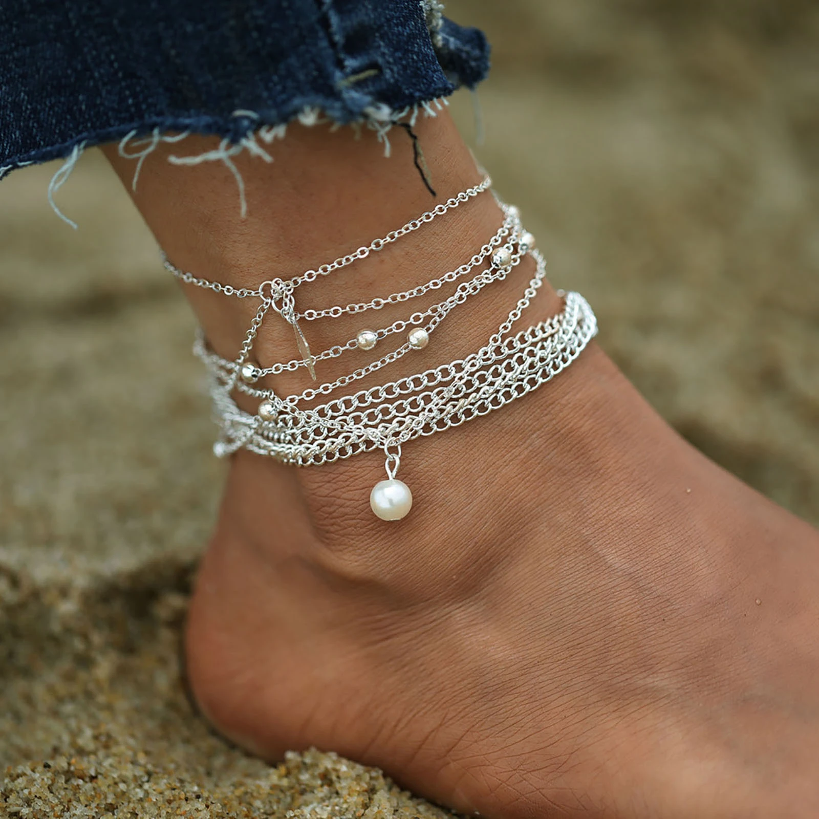 Argos Silver Ankle Chain