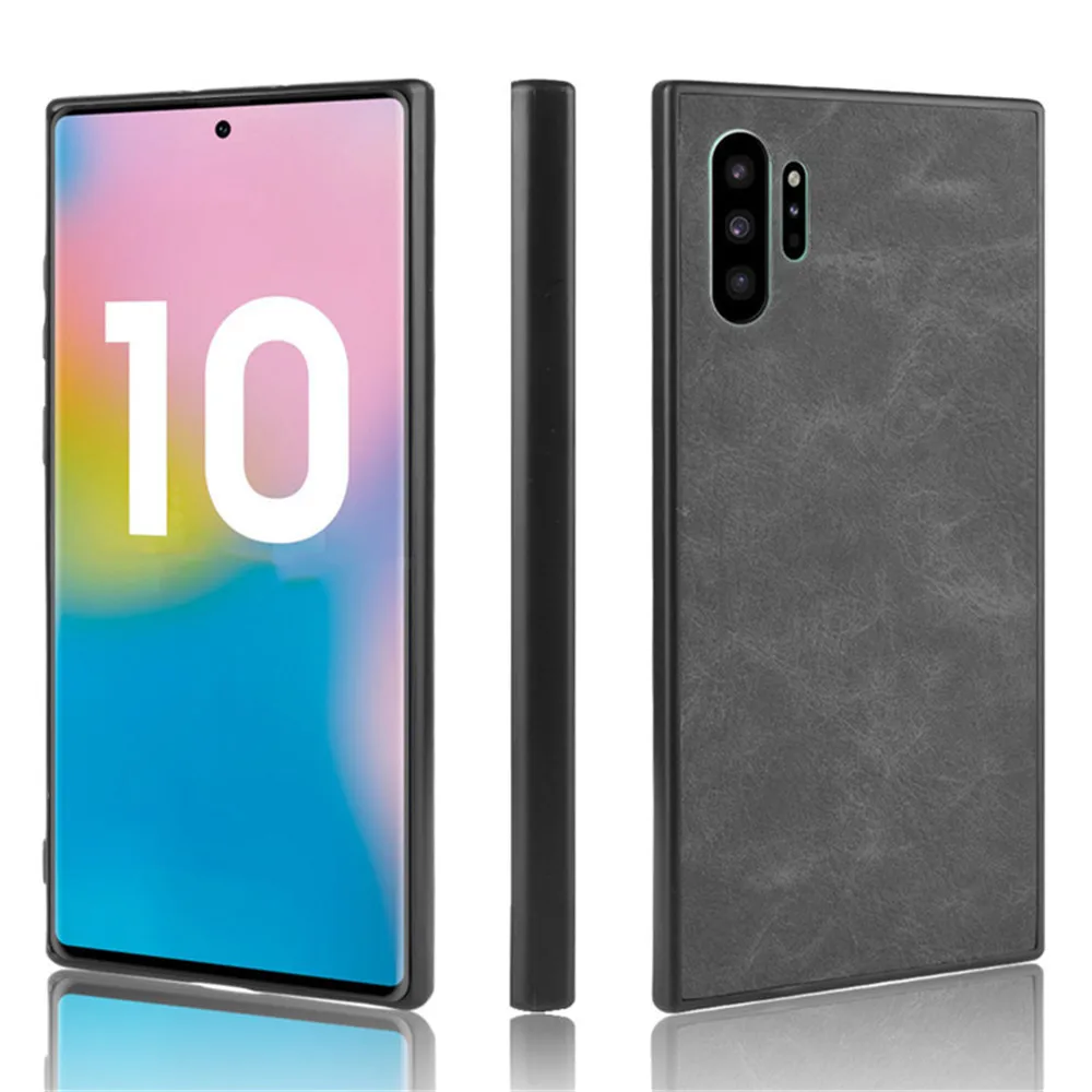 

For Samsung Note 10 Case Samsung Note 10 Plus Pro PU Leather Hard Cover Case For Samsung Galaxy Note 10Plus Note10 Phone Case