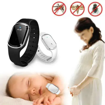 

Mini Ultrasonic Anti Mosquito Insect Pest Bugs Repellent Repeller Wrist Bracelet Women Men Smart Watches Ladies Wrist Watch