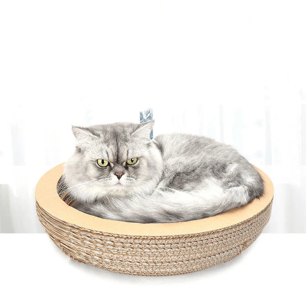 Тип чаши кошка Catnip скребок для ногтей подстилка-кровать игрушка кошки скребок гофрированная бумага котенок Коврик Отдых товары для домашних животных