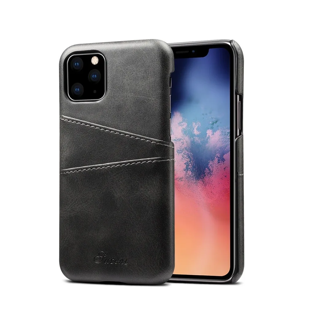 20# чехол для IPhone11pro Max 6,5 дюймов Элегантный роскошный кожаный защитный для IPhone 11Pro Max тонкий задний бампер для телефона