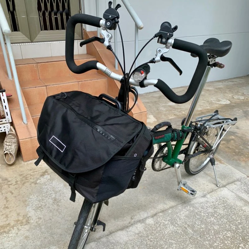 Водонепроницаемые велосипедные сумки TWTOPSE S Bag для Бромптона складные корзина