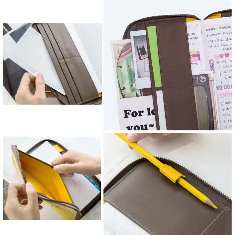 Zipper Notebook Diary Book Large Capacity Weekly Planner Journal Agenda Organize Zipper Notebook Diary Book Large Capacity Weekly Planner Journal Agenda Organize