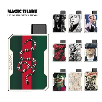 

Magic Shark V-Vendetta Flower Joker Rose Crystal Print Case Skin Back Film Sticker for Voopoo Drag Nano