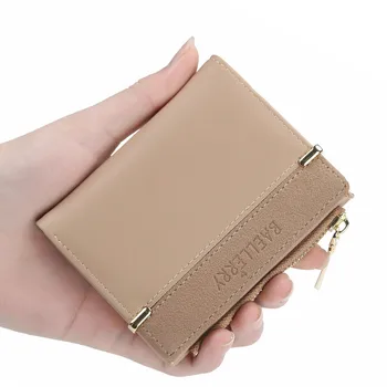 

Ultra Thin High Quality Women Wallets PU Leather Short Desigh Card Holder Female Purse Coin Holder Monederos Para Mujer