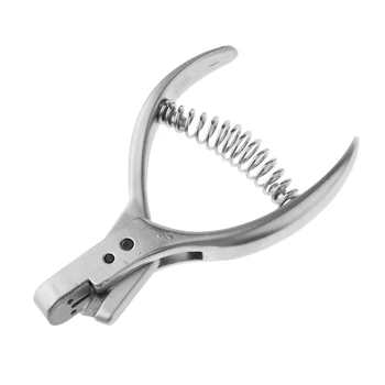 

Stainless Steel Handheld Mini 12cm Puncher Plier Leather Belt Hole Puncher