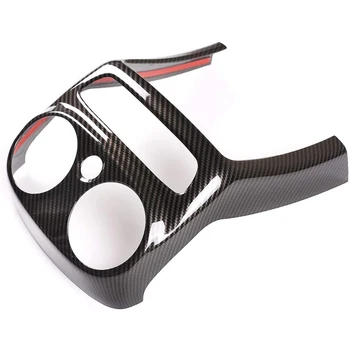 

for Benz C Class W205 2019 2020 Car Carbon Fiber Rear Air Conditioning Outlet Vent Frame Armrest Anti-Kick Cover Trim