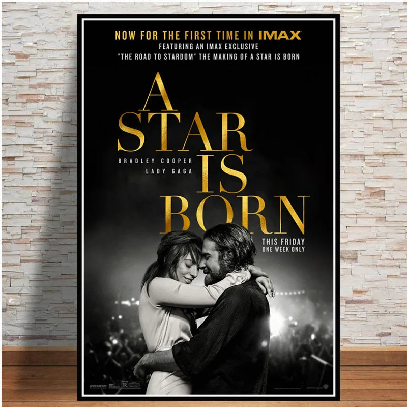 Горячая Распродажа Постер A Star Is Born Love фильм Брэдли Купер Леди Гага картины на
