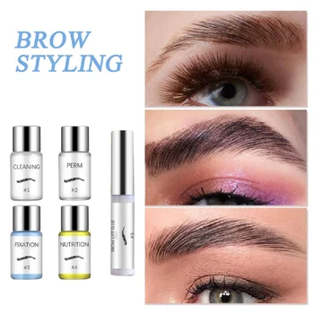 

New Brow Kit Safe Perming Brow Lift Set 3D Eyebrow Lifting Eyebrow Enhancer Brows Styling Beauty Salon Home Use Makeup -