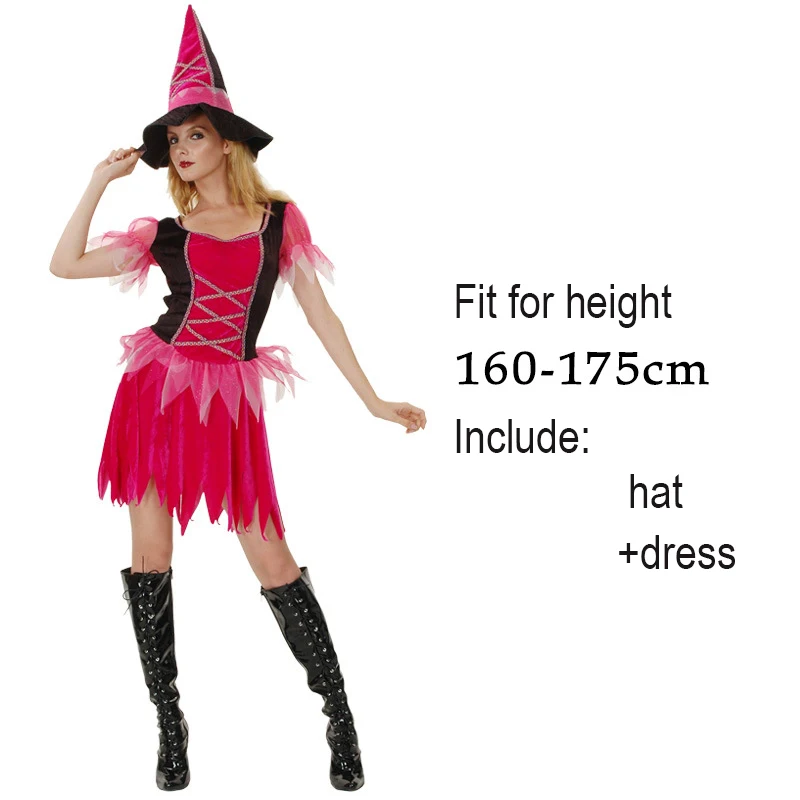 BOHOWAII Witch cosplay disfraz Mujer, костюм на Хэллоуин, одежда, Carnaval Volwassen Kostuums для взрослых, ЖЕНСКИЕ НАРЯДНЫЕ вечерние платья - Цвет: 5
