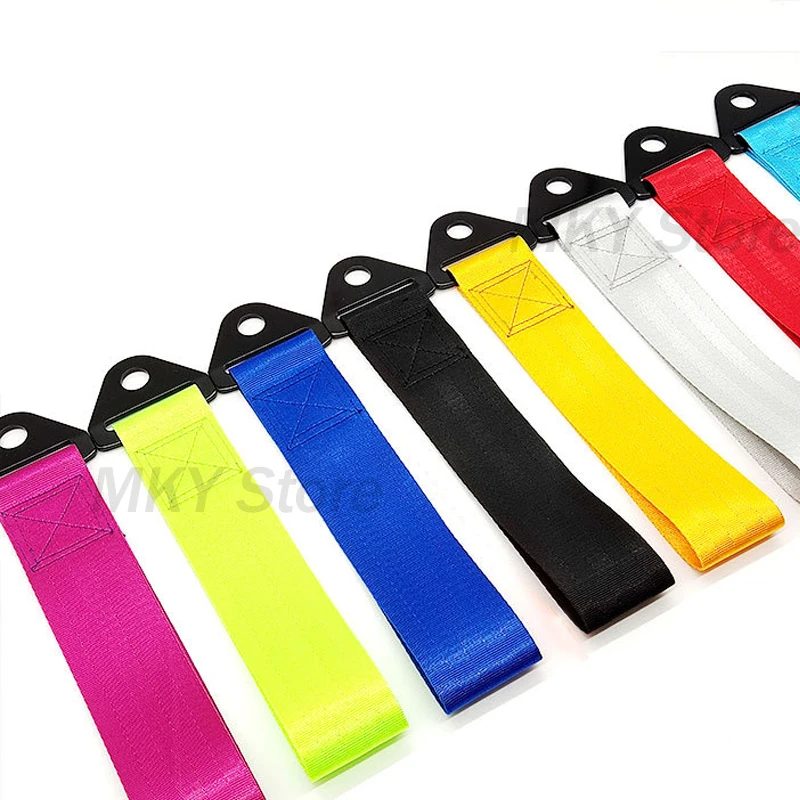 Car Tow Strap Belt Tow Rope Ribbon Auto Accessories Trailer Ropes Bumper Towing Strap Trailer belt tow strap