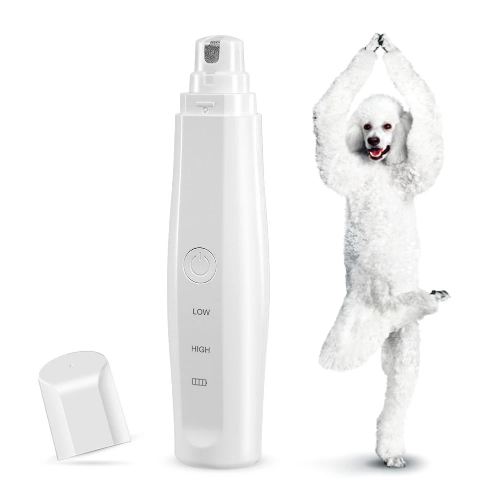 

File Protable Grinder Electric Nail Care Paws USB Charging Grooming Professional Cut Dog Nail Clipper Painless Pet Trimmer Cat
