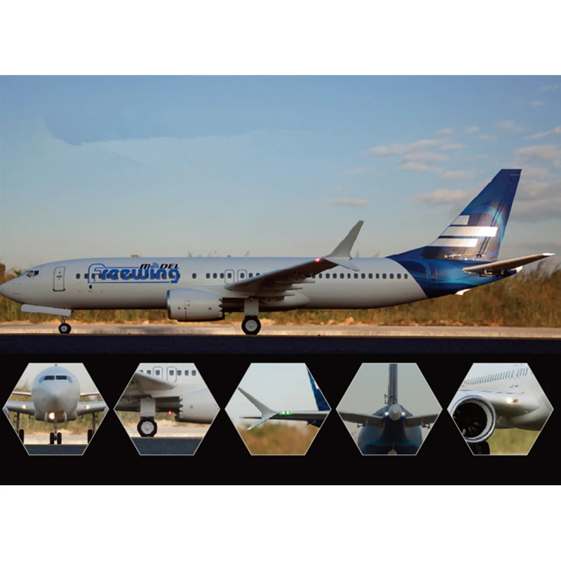 Freewing AL37 Airliner Твин 70 мм EDF большой пассажирский самолет модель радиоуправляемого самолета PNP версия