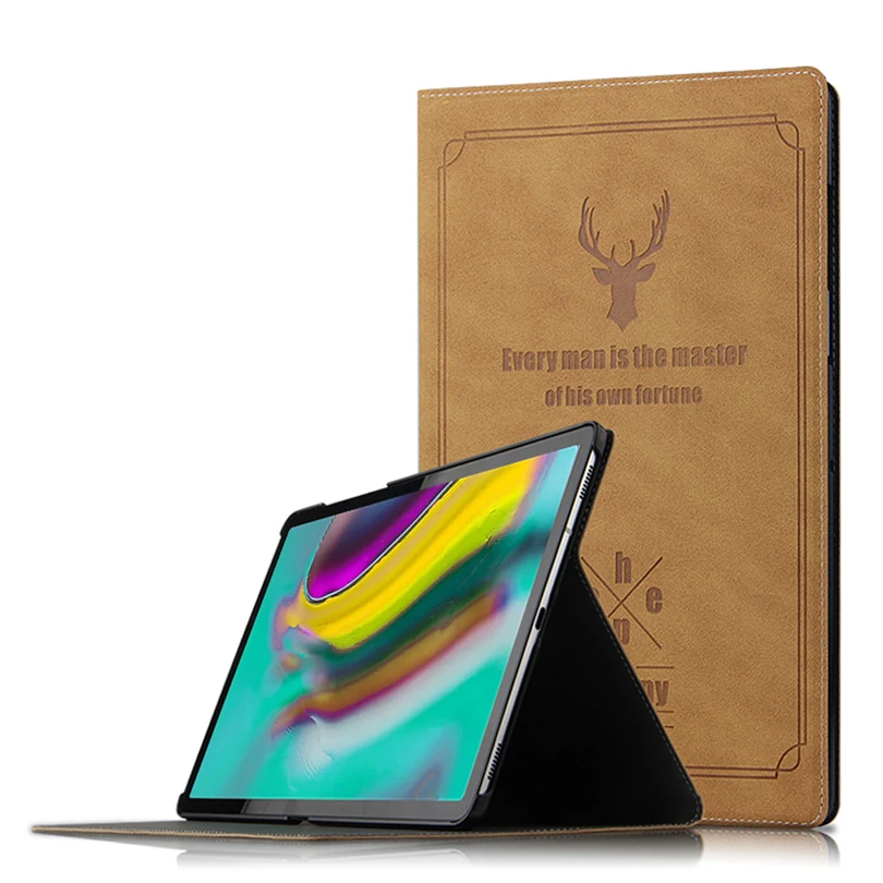 Чехол для планшета для Samsung Galaxy Tab s5e 10,5 T720/T725 с подставкой из искусственной кожи+ Чехол-книжка на магнитной Smart Cover Чехол Авто Режим сна/Пробуждение высокое качество S30
