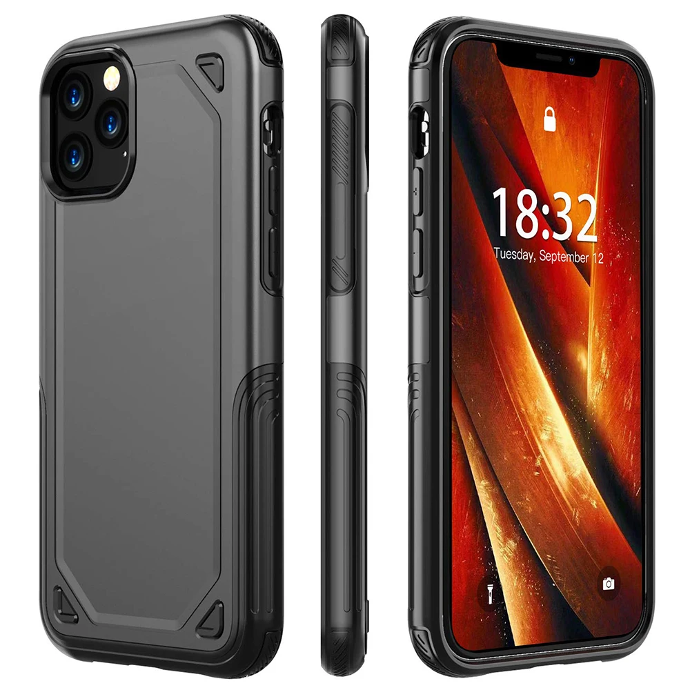 

for iPhone 11 Pro Case/Pro Max 2019 Case Stylish Dual Layer Hard PC Back Full Body Protective Shockproof Slim Cover Case
