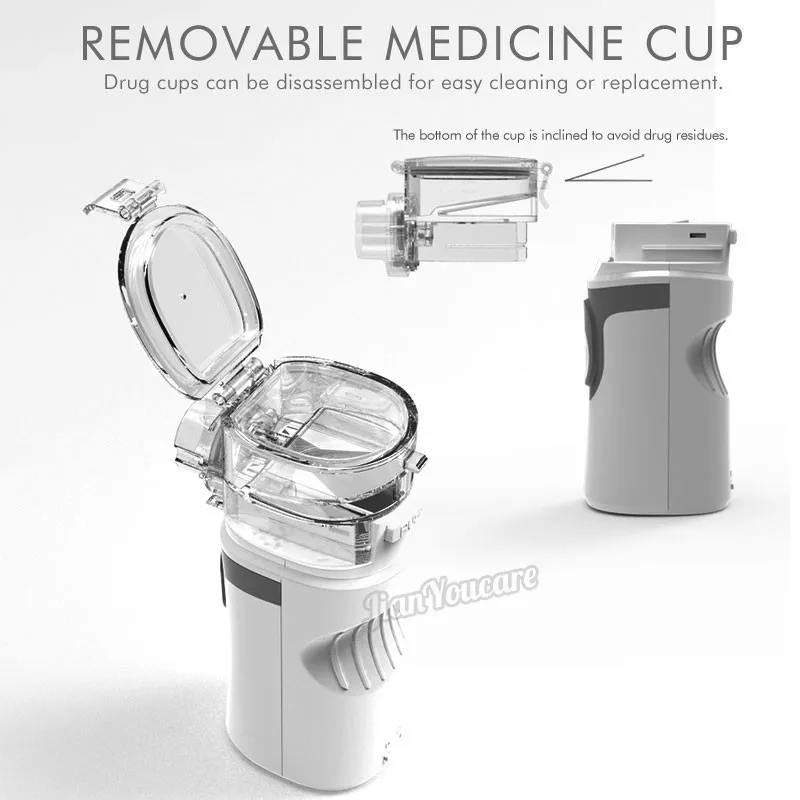 Mini Handheld portable autoclean Inhale Nebulizer Mesh atomizer silent inhaler nebuliser inhalator for kids nebulizador portatil