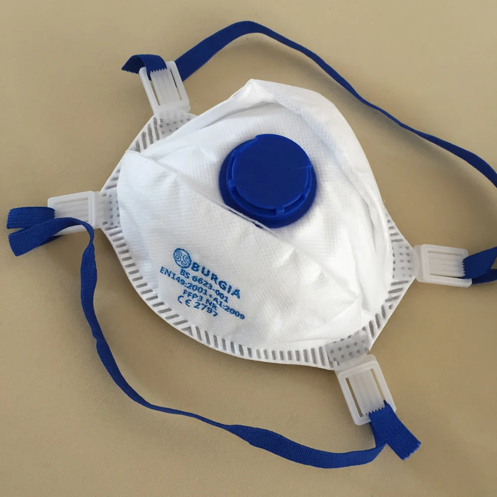 

Filter half-mask FFP3 mask Anti virus and anti bacterial dust-proof mask high quality with breathing valve