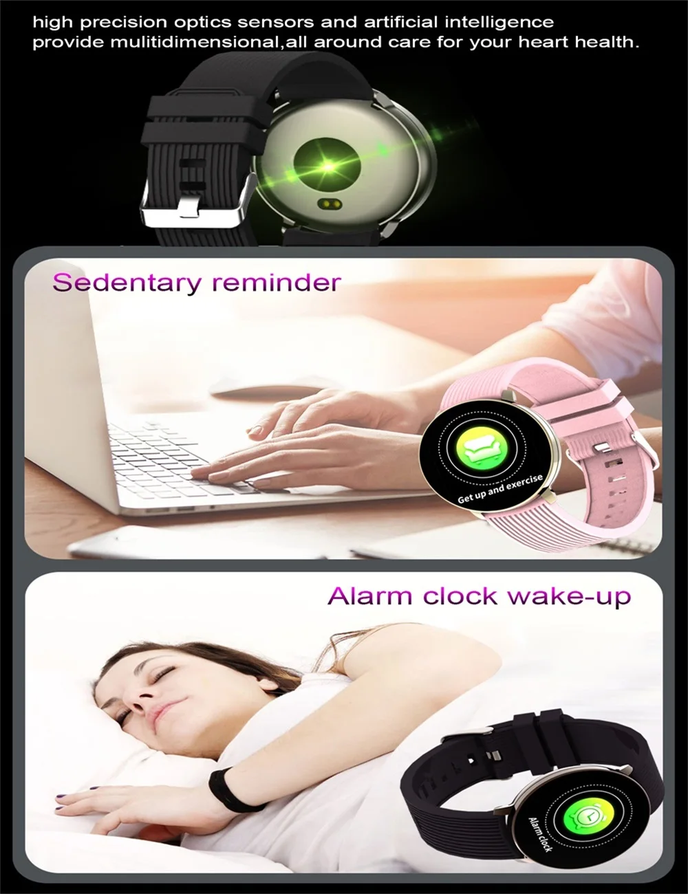 FELYBY LV18 модные умные часы спортивный браслет IP67 водонепроницаемый монитор сердечного ритма мониторинг сна для IOS Android