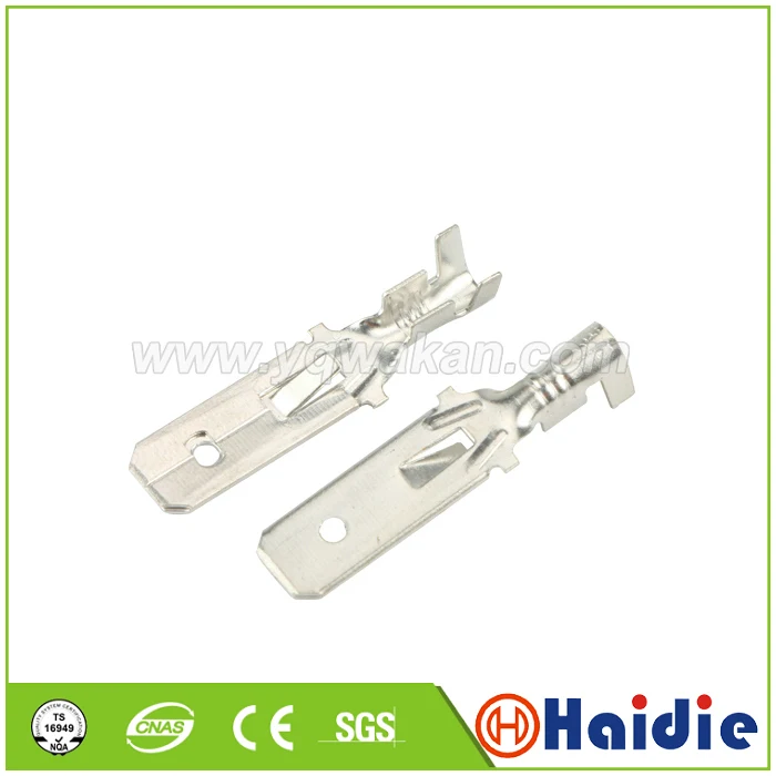 

Free shipping 50pcs car splices wire terminal Crimp terminal auto electrical tined terminal for connector DJ612-6.3B