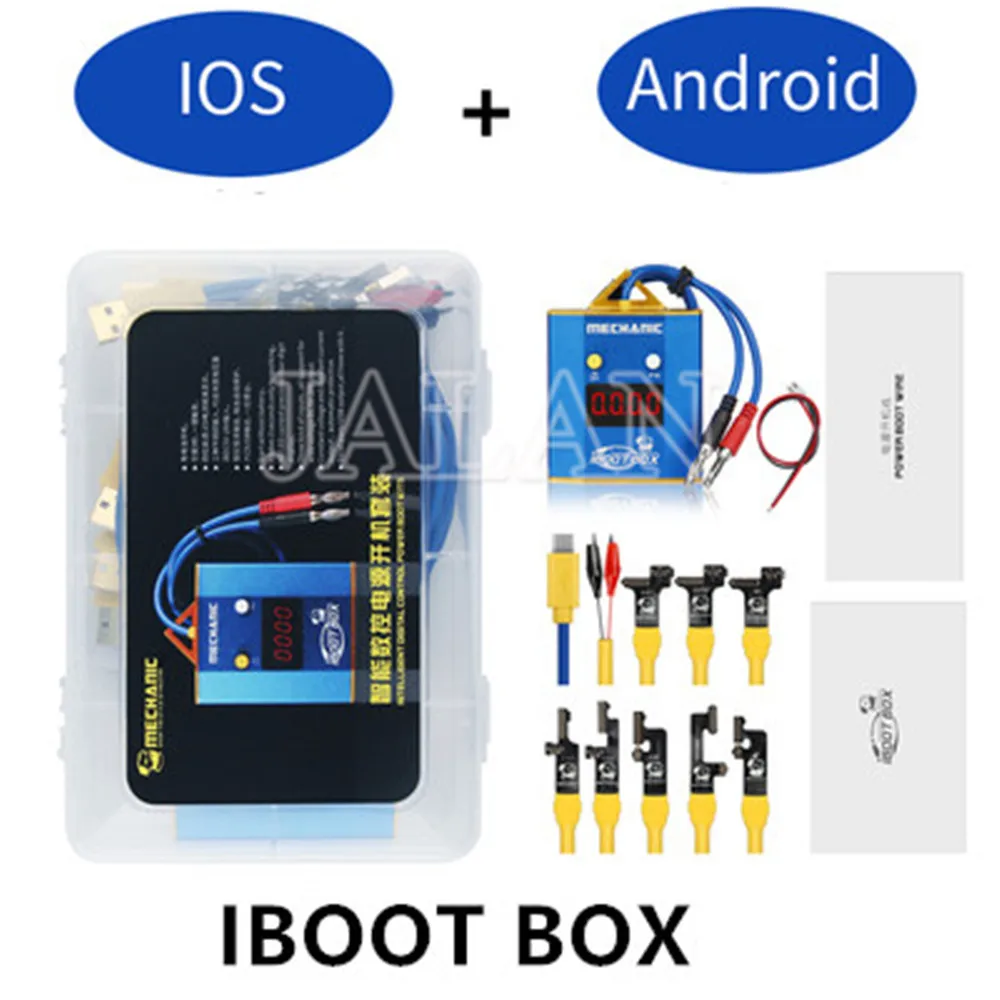 MECHANIC IBOOTBOX DC кабель питания для IOS и Android iboot box Super boot line для iPhone для HUAWEI для XIAOMI test line - Цвет: For iPhone Android