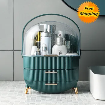 

Makeup Organizer Box Cosmetic Organizer For Jewelry Accessories/Facial Mask/Cream Fashion Makeup Storage Holder Makeup Box