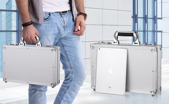 

car repair box Small Hard Aluminium Flight Case Tool Storage Box of Camera Photography DJ with Foam