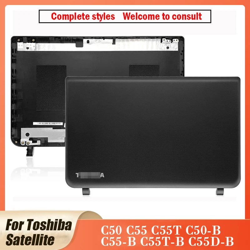 Новый чехол для ноутбука задняя крышка ЖК-экрана/петля Toshiba Satellite C50 C55 C55T телефона