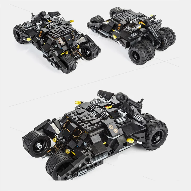 

DC Superheros Batmobile Car Batman Joker Legoings 7888 Model Building Blocks Brick Educational Toys for Kids Christmas Gift